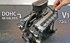 功能齐全的 72cc V12 发动机发出令人难以置信的噪音