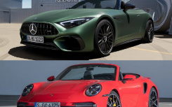 Mercedes-AMG SL 63 SE与保时捷 911 Turbo S 敞篷车的性能对比