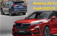 2025 款本田 CR-V 跨界车以多种华丽色彩混合 CGI 豆