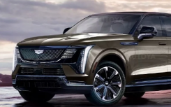 凯迪拉克皮卡车采用 2025 款凯迪拉克 Escalade IQ 造型特征渲染