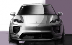 保时捷 Macan EV 在官方草图中预览 距离发布还有几天
