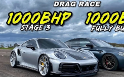 1000 马力 BMW M5 挑战 1000 马力保时捷 911