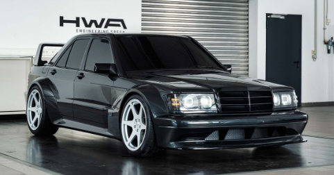 HWA 推出售价 770,000 美元的碳纤维车身梅赛德斯 190E