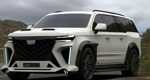 2025 款凯迪拉克 Escalade ESV 获得古怪的数字改款和猛烈的宽体姿态