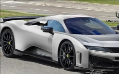 2025 款法拉利F250超级跑车迅速从奇幻世界中的 CGI 阴影中走出来