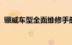 骊威车型全面维修手册：您的车辆维修指南