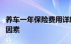 养车一年保险费用详解：了解汽车保险价格及因素