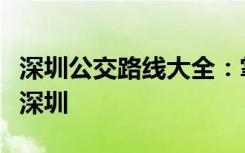 深圳公交路线大全：掌握公交线路，轻松畅游深圳